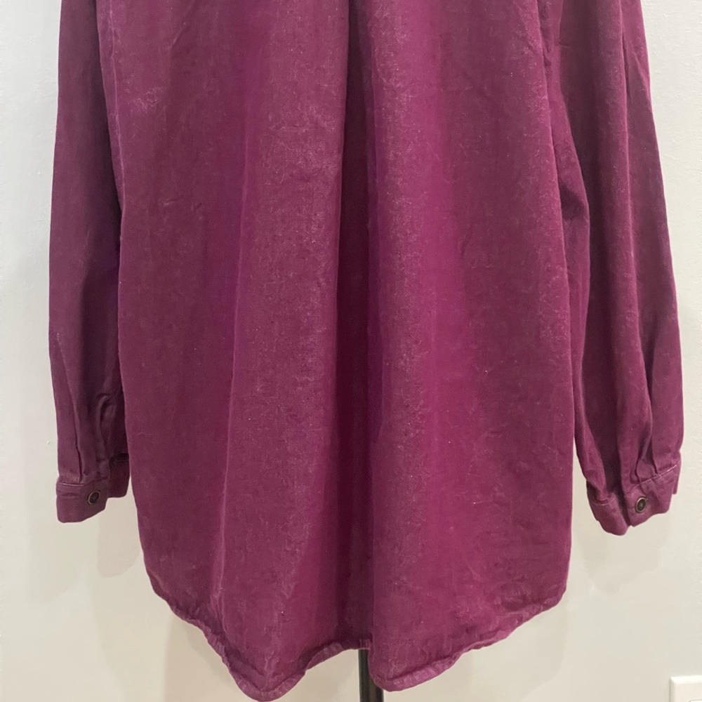 Joan Rivers Oversized Button Down Shirt - Picture 2 of 10